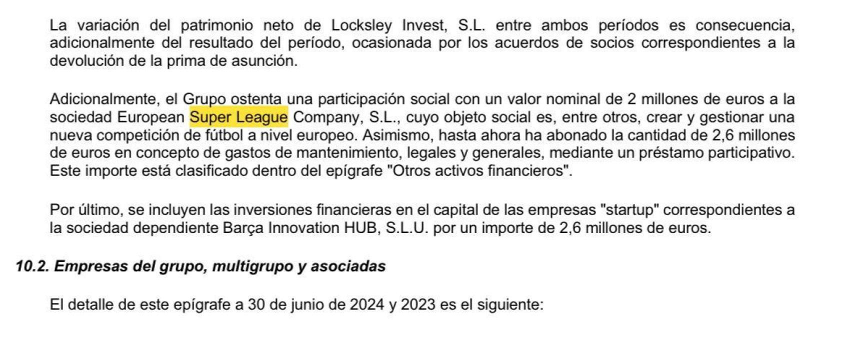 El FC Barcelona invierte 4,6 millones de euros en la Superliga