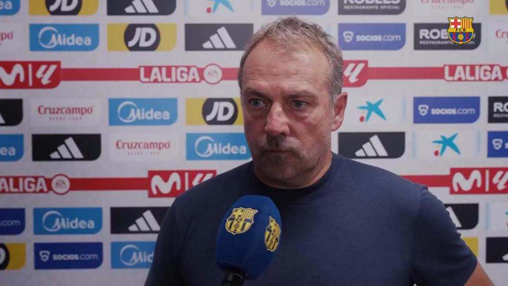 Hansi Flick tras la derrota contra el Sevilla