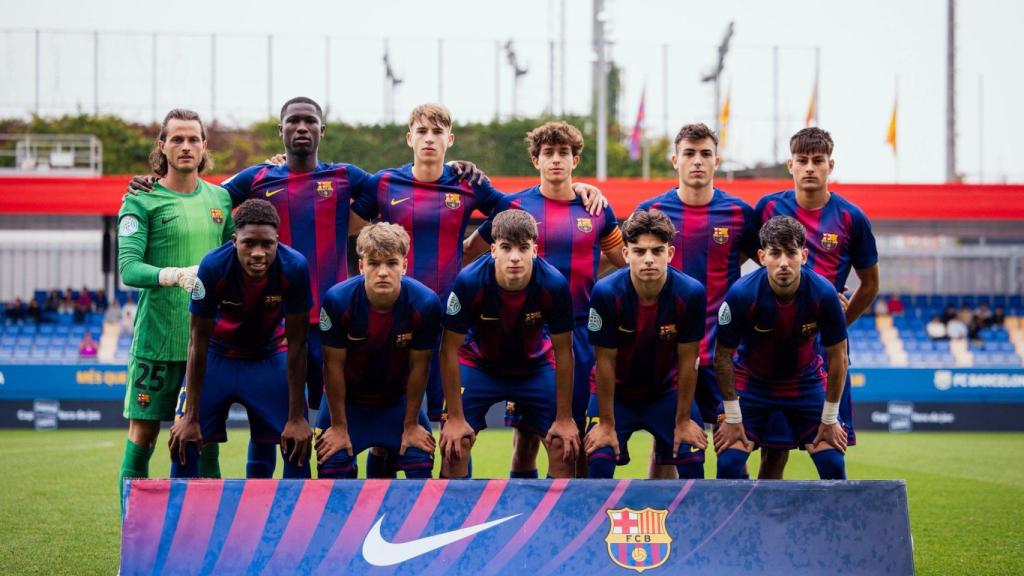 Alineación del Barça B para enfrentarse a la UE Olot