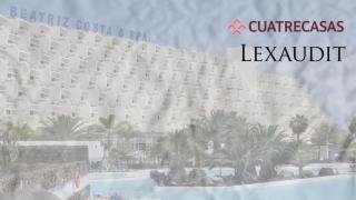 Un hotel de Beatriz y los logos de Cuatrecasas y LexAudit
