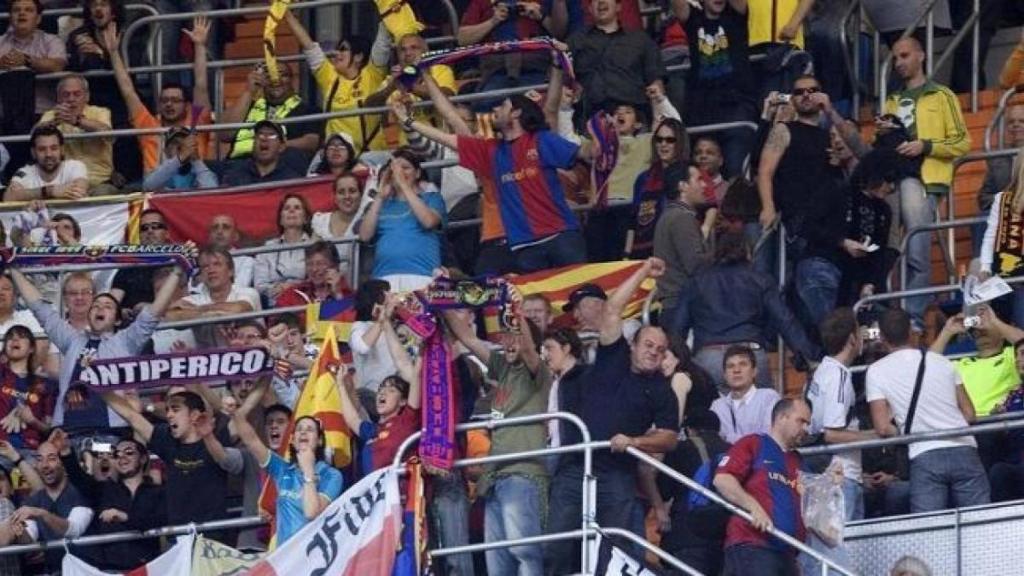 Afeccionats del Barça al Bernabéu