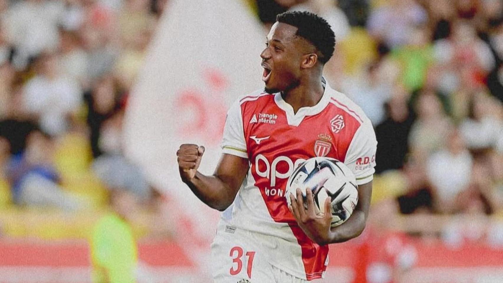 Ansu Fati celebra un gol contra el Niza