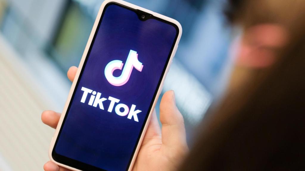 La aplicación Tiktok en un móvil