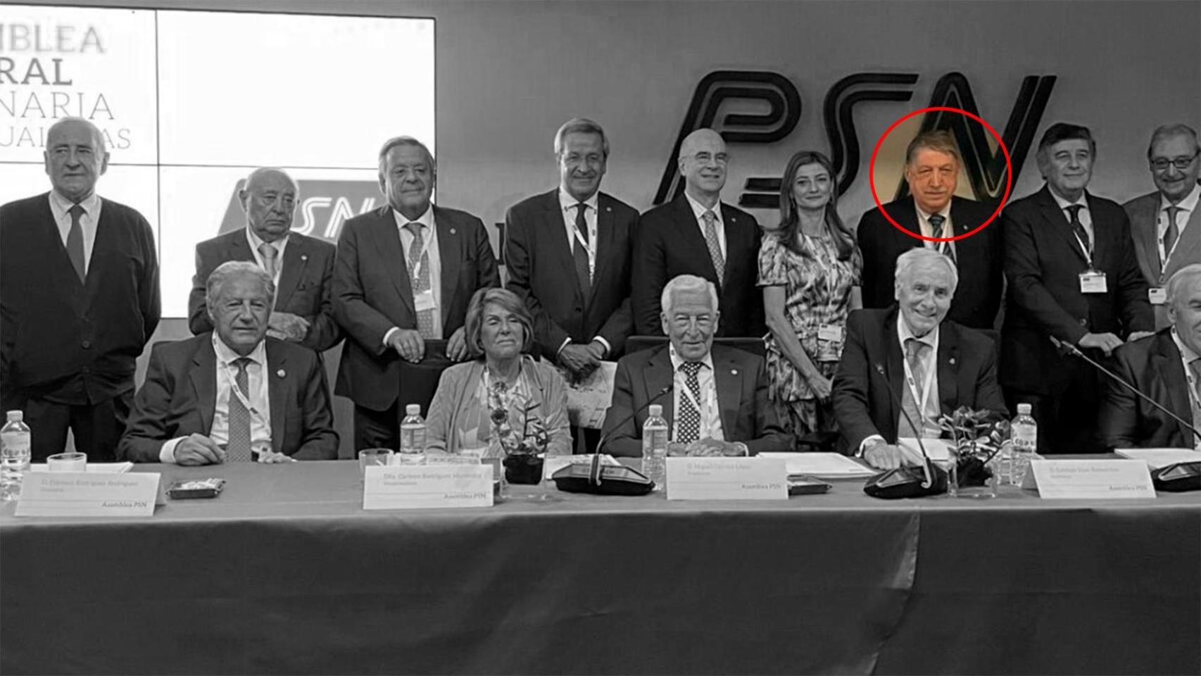 Miguel Triola, cuando era vicepresidente de la mutua PSN Seguros