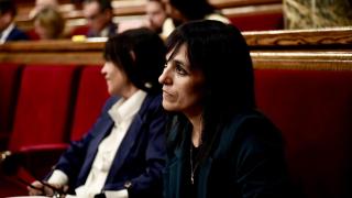 Sílvia Orriols, líder de Aliança Catalana, en el Debate de Política General en el Parlament, el 7 de octubre de 2025