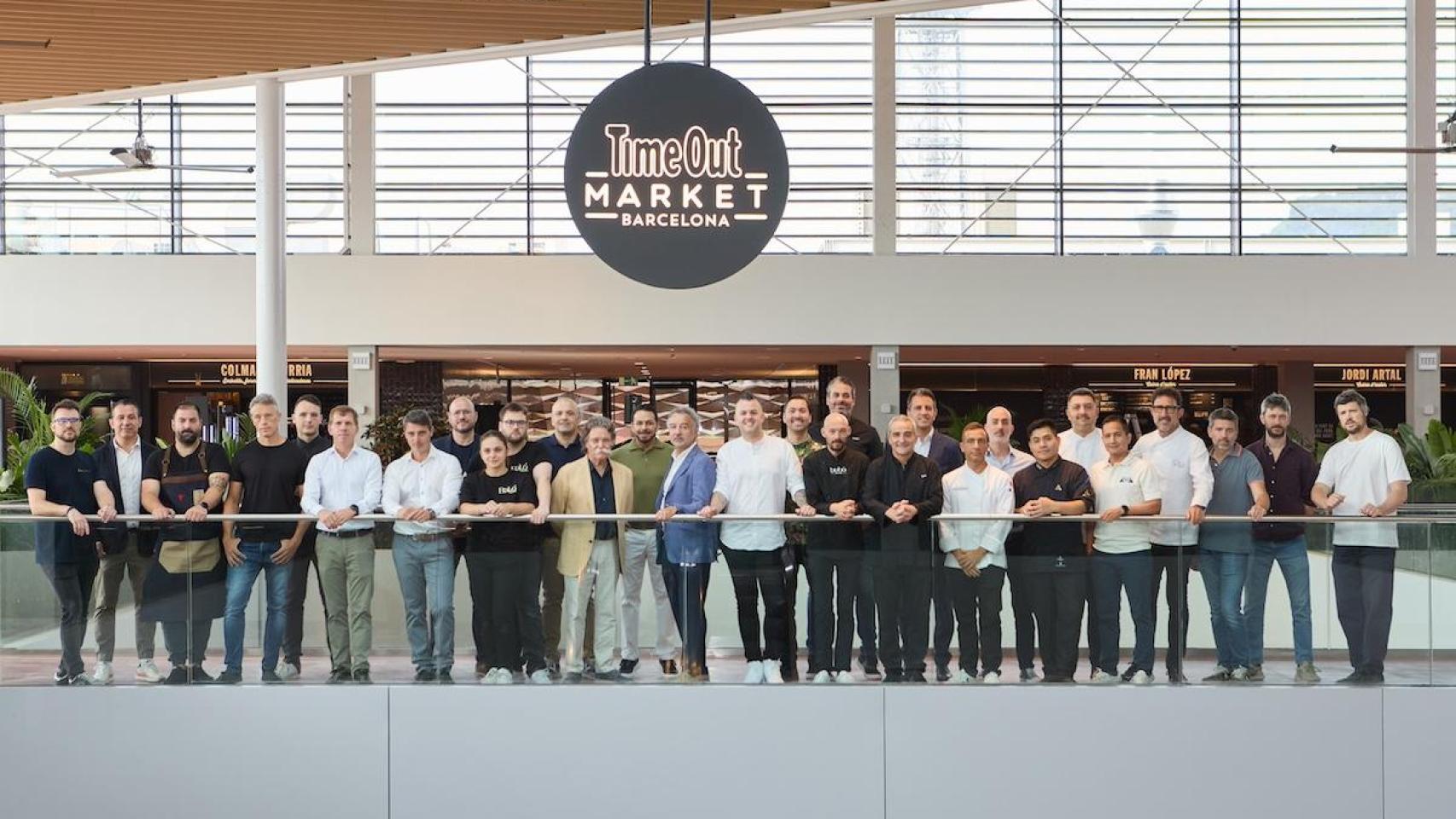 Restauradores del Time Out Market en su estreno