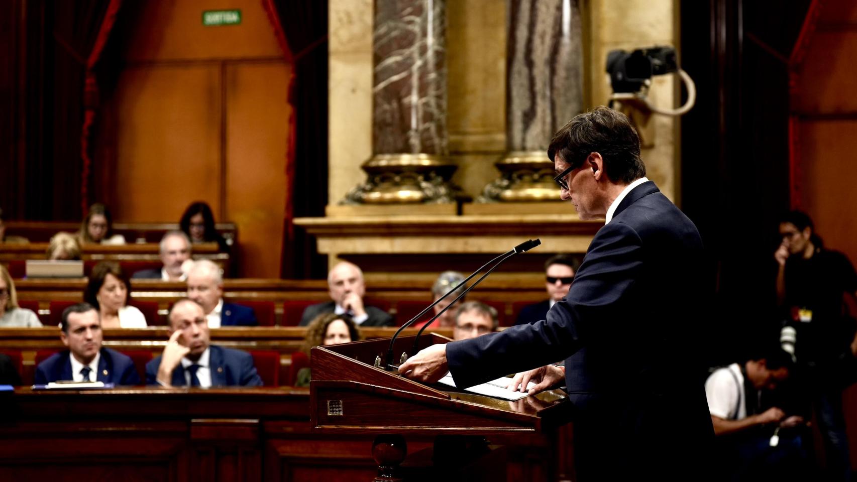 Salvador Illa, presidente de la Generalitat, en su segundo Debate de Política General en el Parlament