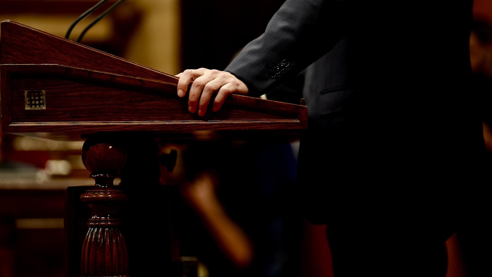 Detalle de la intervención del 'president' Salvador Illa durante el Debate de Política General en el Parlament