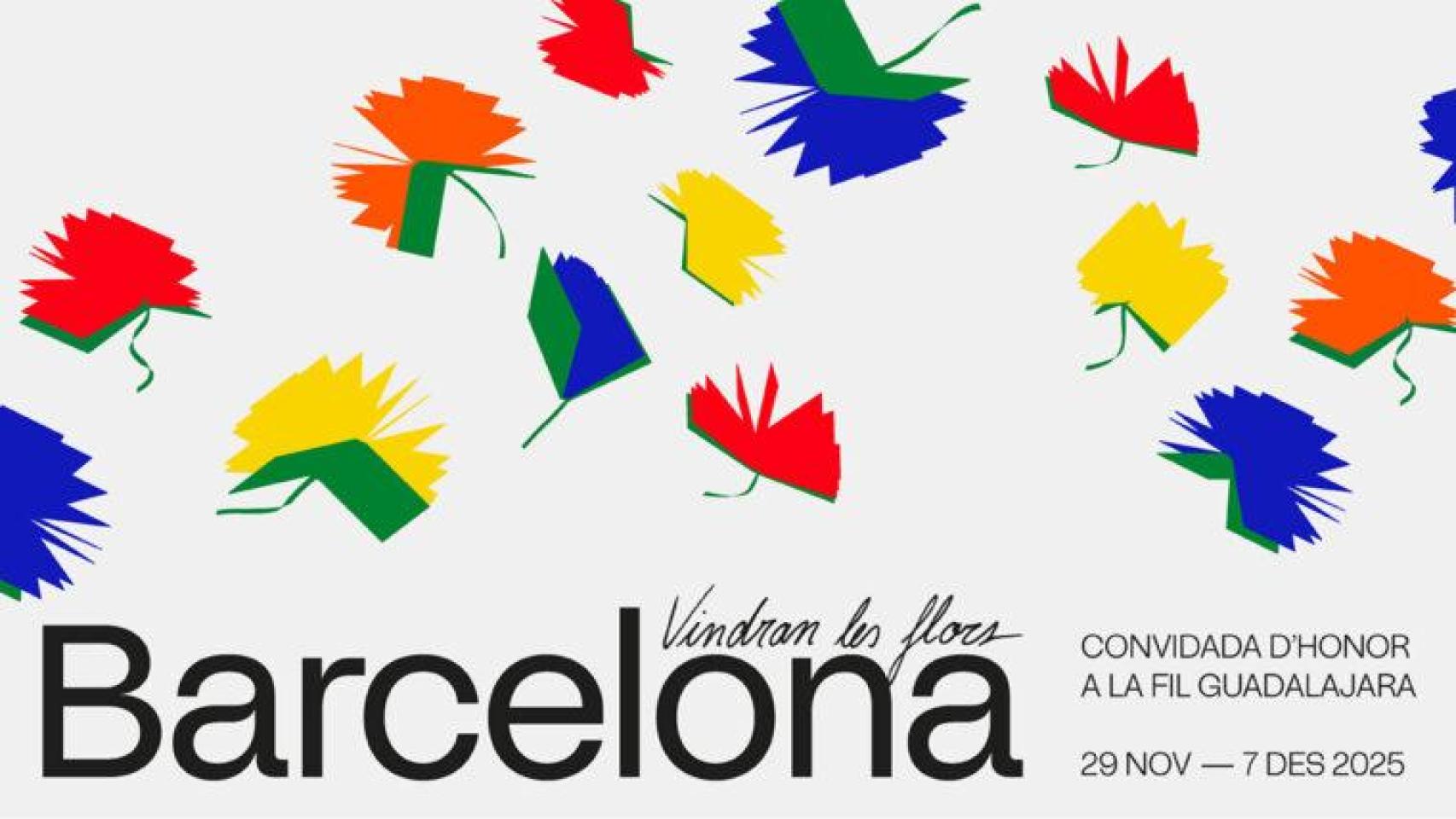 Cartel de Barcelona como invitada en la FIL de Guadalajara