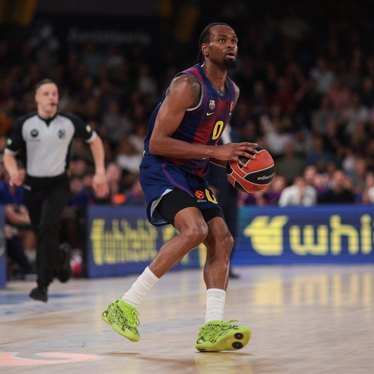 Kevin Punter en el Barça de basket-Valencia de la Euroliga 2025-26