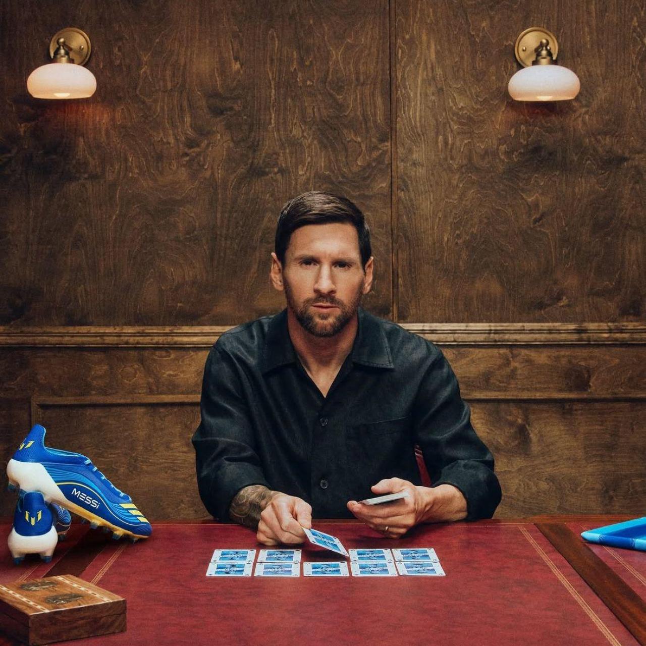 Leo Messi presenta sus botas 'Messi+10'