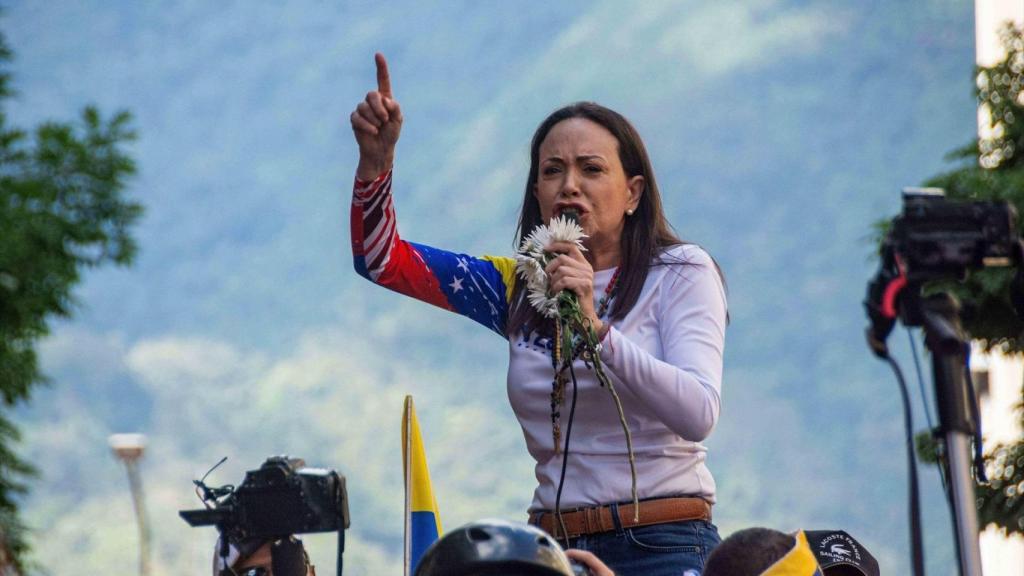 María Corina Machado, líder de la oposición venezolana y coordinadora nacional del movimiento Vente Venezuela