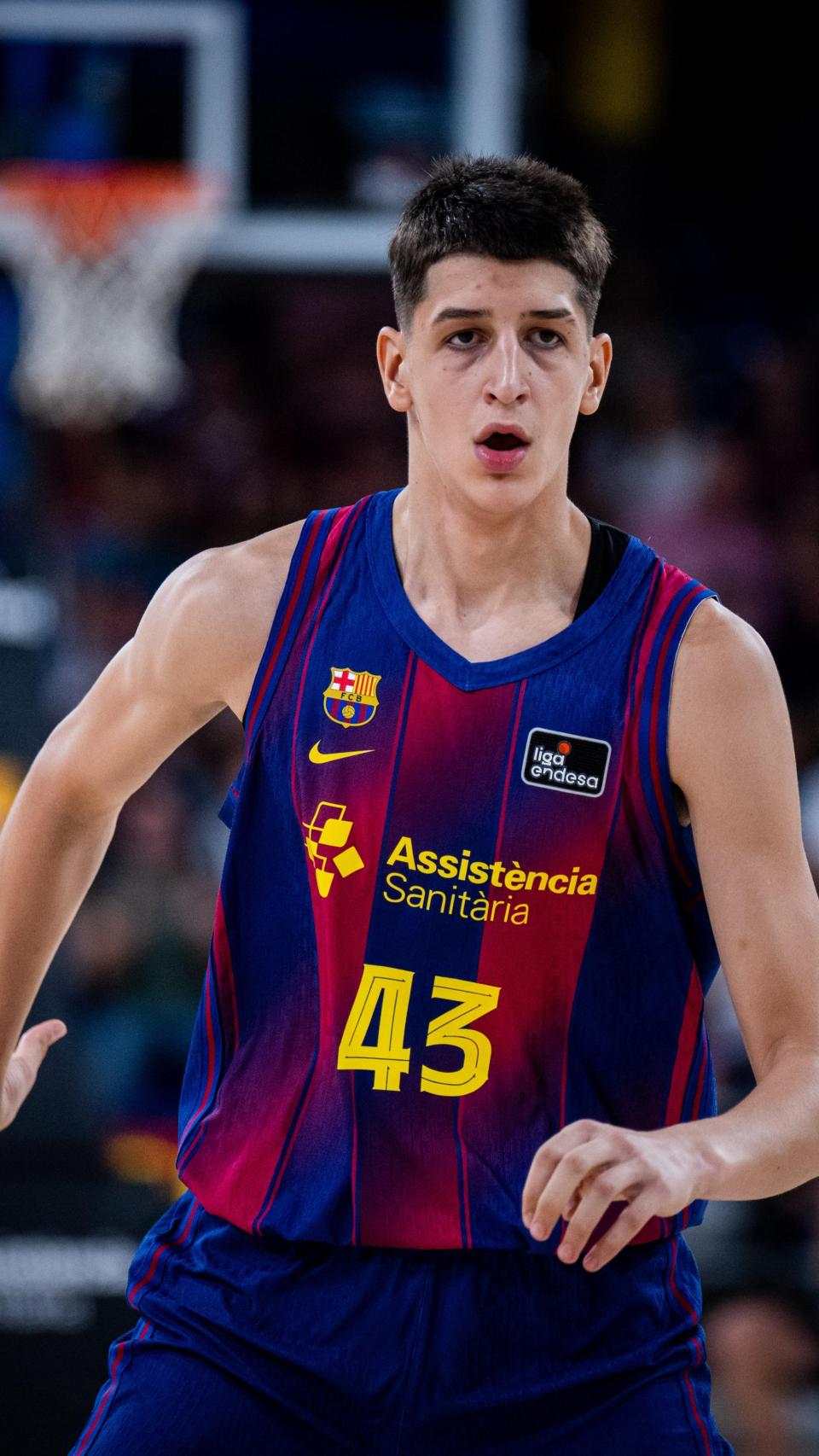 Nikola Kusturica debuta con el Barça de basket en ACB con 16 años