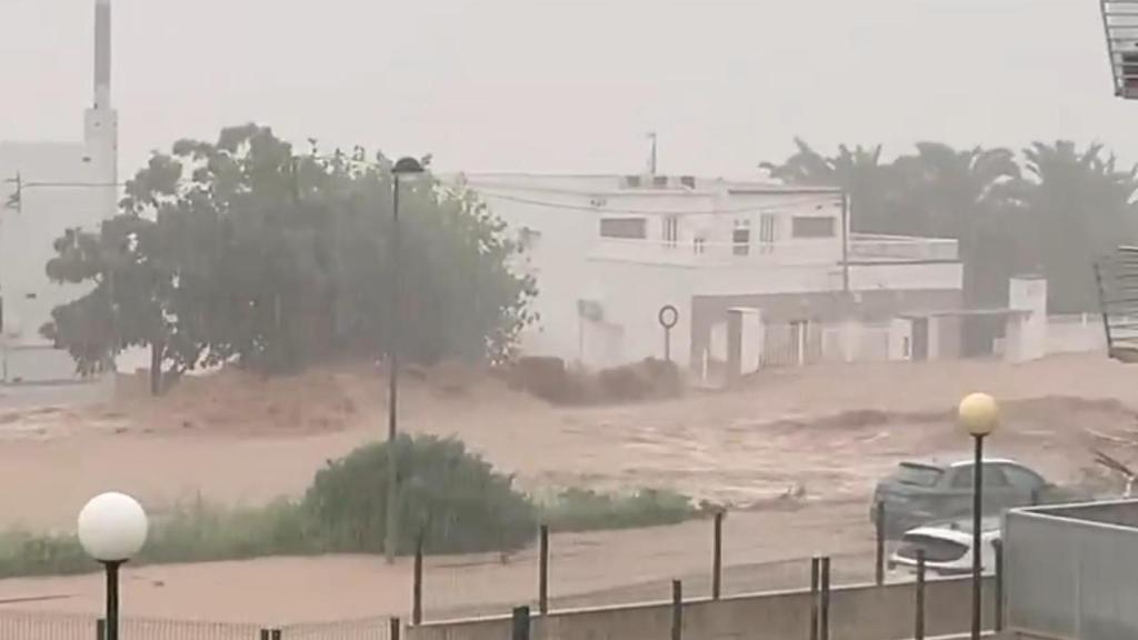 Vista de una zona afectada por la DANA 'Alice' en el sur de Tarragona