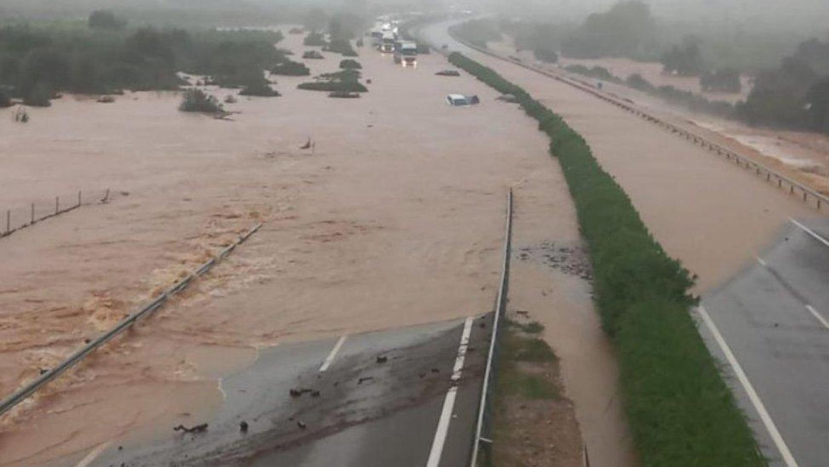 Inundaciones en el sur de Cataluña este domingo
