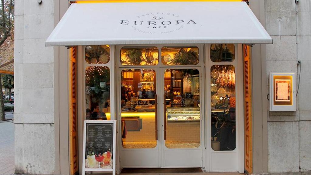 El Café Europa, célebre lugar de reunión de la 'gente bien' de Barcelona