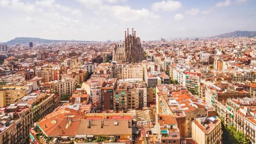 Vista aérea del Eixample de Barcelona