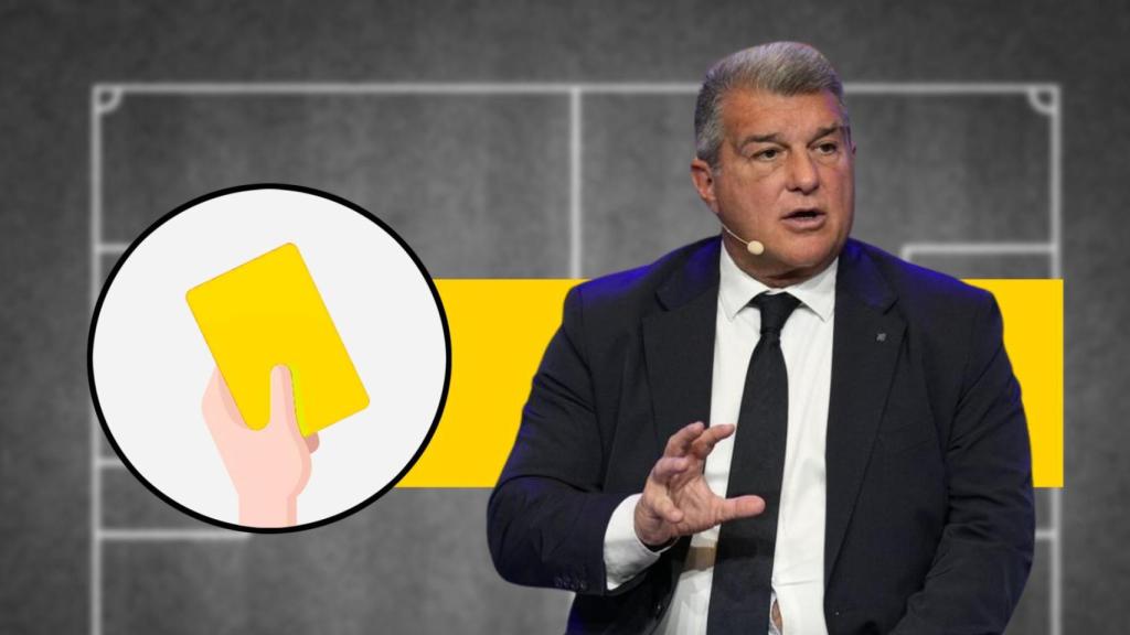 Tarjeta amarilla: Joan Laporta