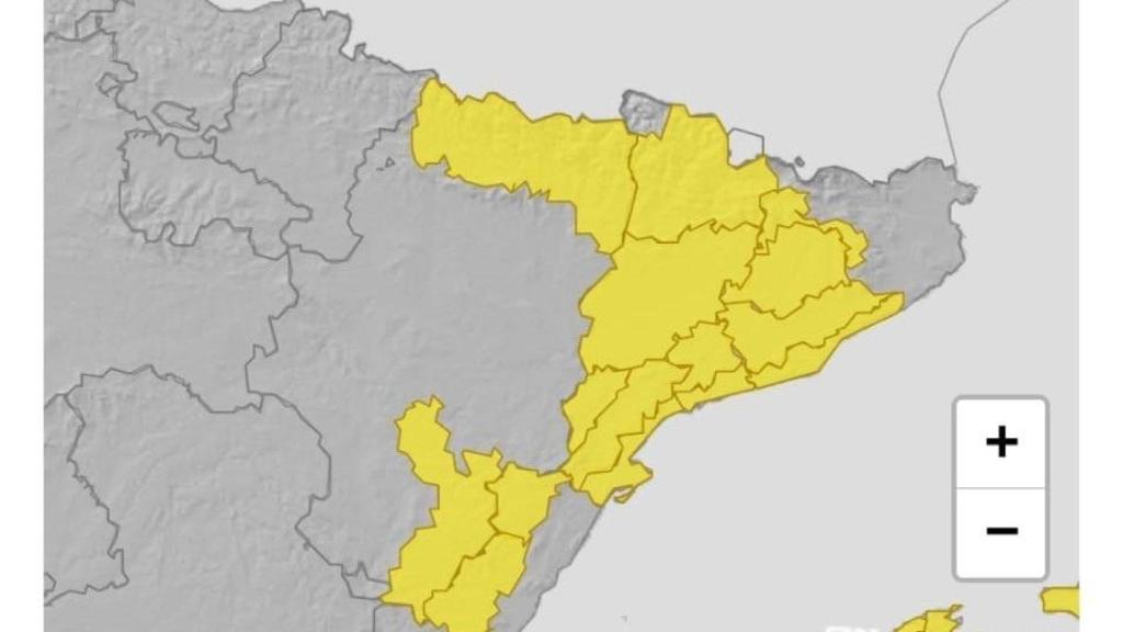 Avisos amarillos para el 14 de octubre de 2025