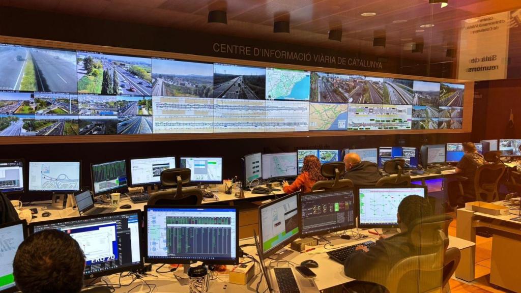 Imágenes de las cámaras de tráfico desde el Centre d'Informació Viària de Catalunya (Civicat)