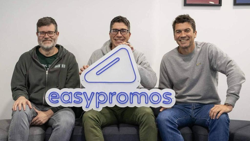 Agustí Pons, Carles Bonfill y Miquel Bonfill, directores de Easypromos