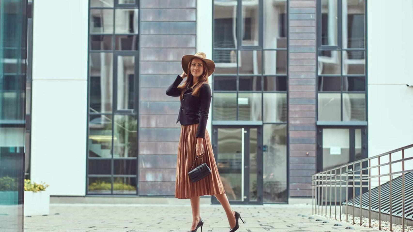 Imagen de una modelo de moda