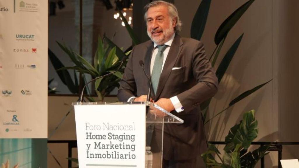 El presidente de la Cámara de Comercio de Madrid, Ángel Asensio, en el II Foro Nacional de Home Staging