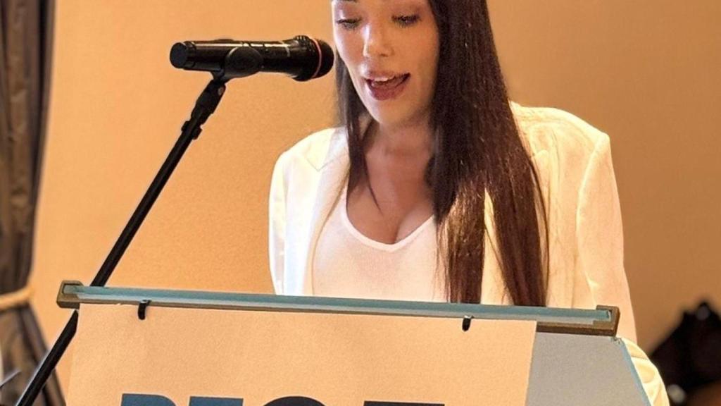 Ada Lluch, en una conferencia política