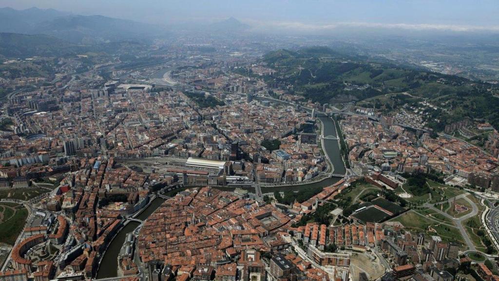 Vista aérea de Bilbao