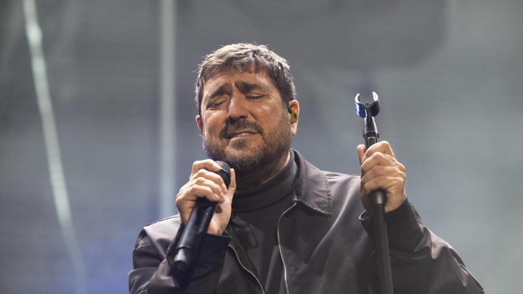 El cantant Antonio Orozco, en el recent concert solidari a favor de 'Cris contra el càncer' / EP