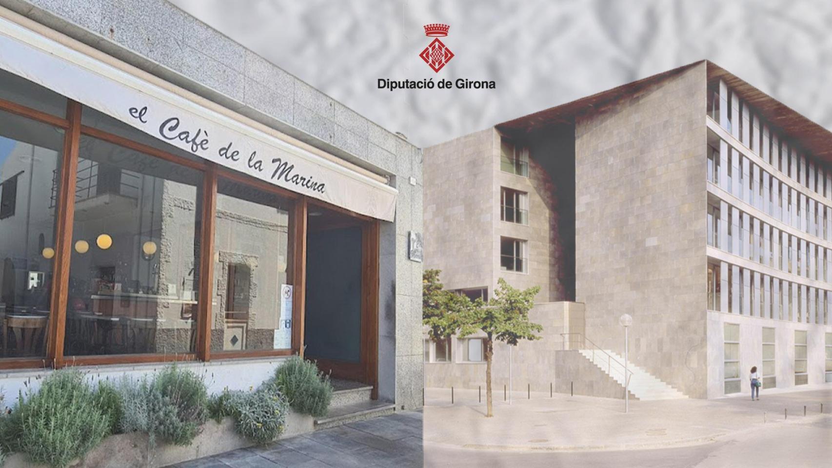 Fotomontaje de uno de los restaurantes gestionados por el matrimonio que se suicidó en Port de la Selva