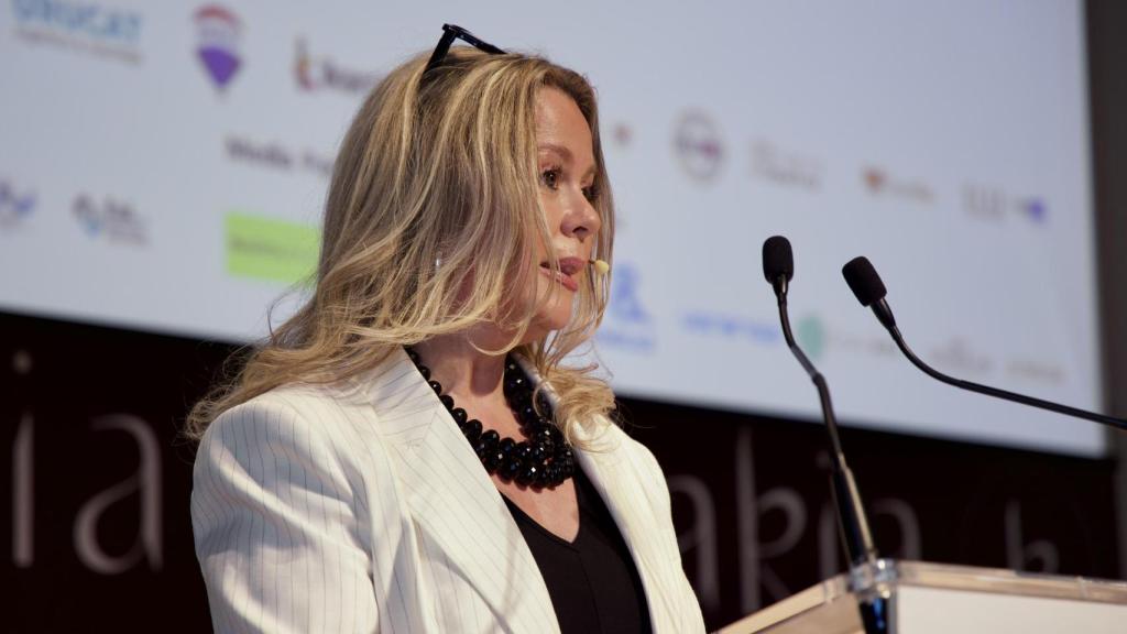 Beatriz Arroyo, durante el II Foro Nacional de Home Staging y Marketing Inmobiliario de España