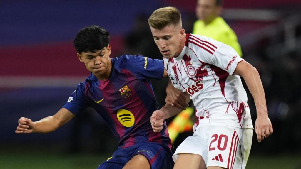 Dro Fernández debuta a la Champions durant el Barça-Olympiacos