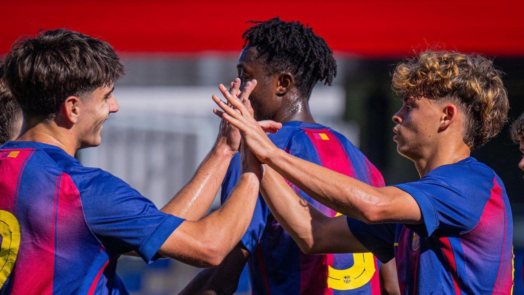 El Barça se impone al Olympiacos (3-0) en la UEFA Youth League
