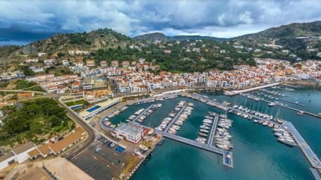 Vista aèria de Port de la Selva, a la Costa Brava