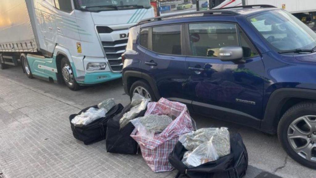 Imagen de la droga que los Mossos incautaron en Vilafranca del Penedès, en diciembre de 2024