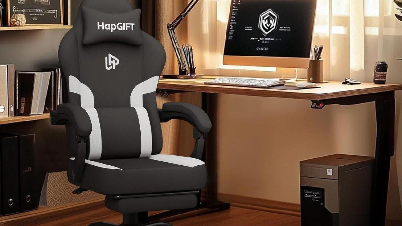 Adiós a los dolores de espalda y cuello al trabajar o jugar con esta silla gaming ergonómica por 110€