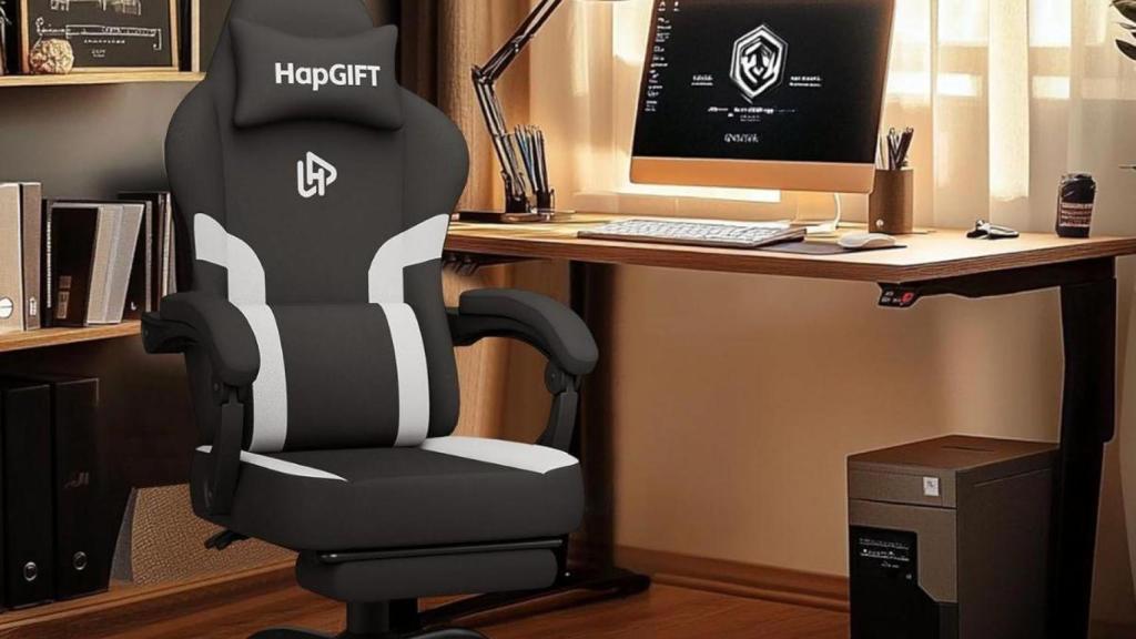 Adiós a los dolores de espalda y cuello al trabajar o jugar con esta silla gaming ergonómica por 110€