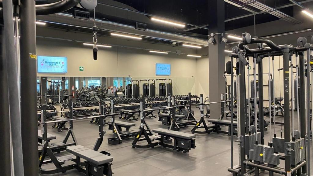 Interior d'un gimnàs Go Fit