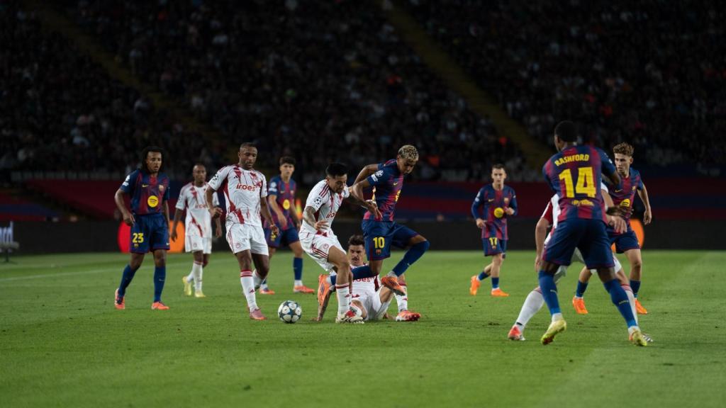 Imagen del Barça-Olympiacos