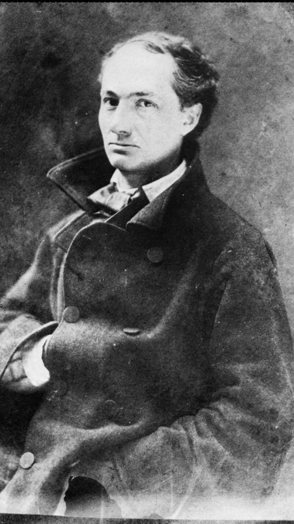 Fotografía de Charles Baudelaire (1855)