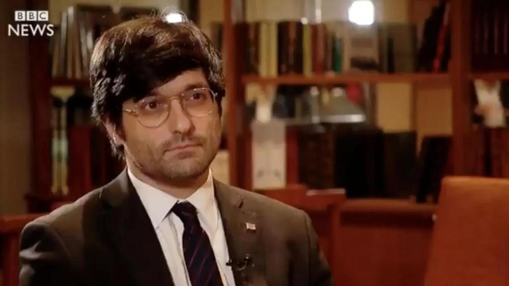 Joan Maria Piqué, en una entrevista con la BBC