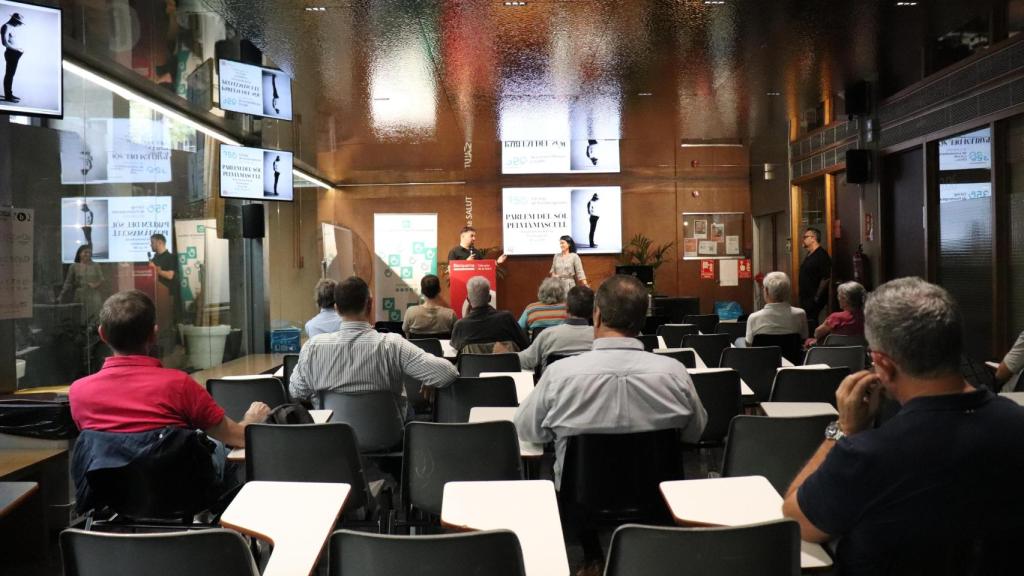 Sala de la Universitat de Blanquerna on es va desenvolupar la xerrada sobre sòl pèlvic masculí