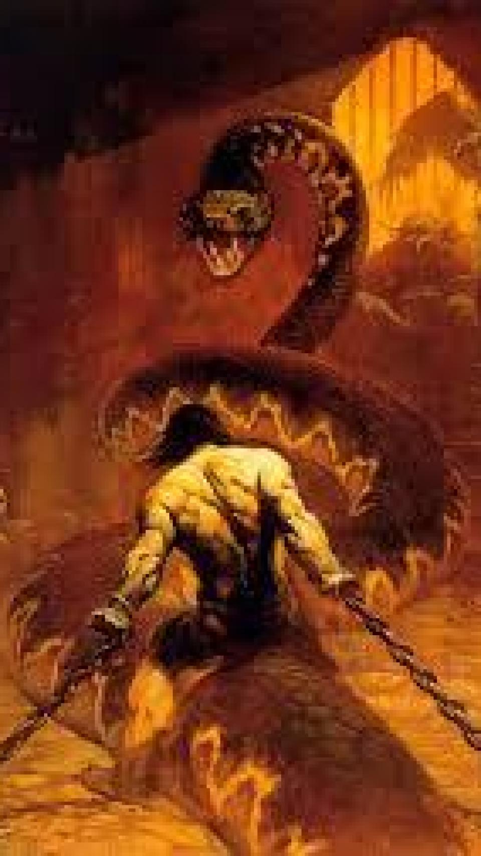 Un dibujo de Frank Frazetta