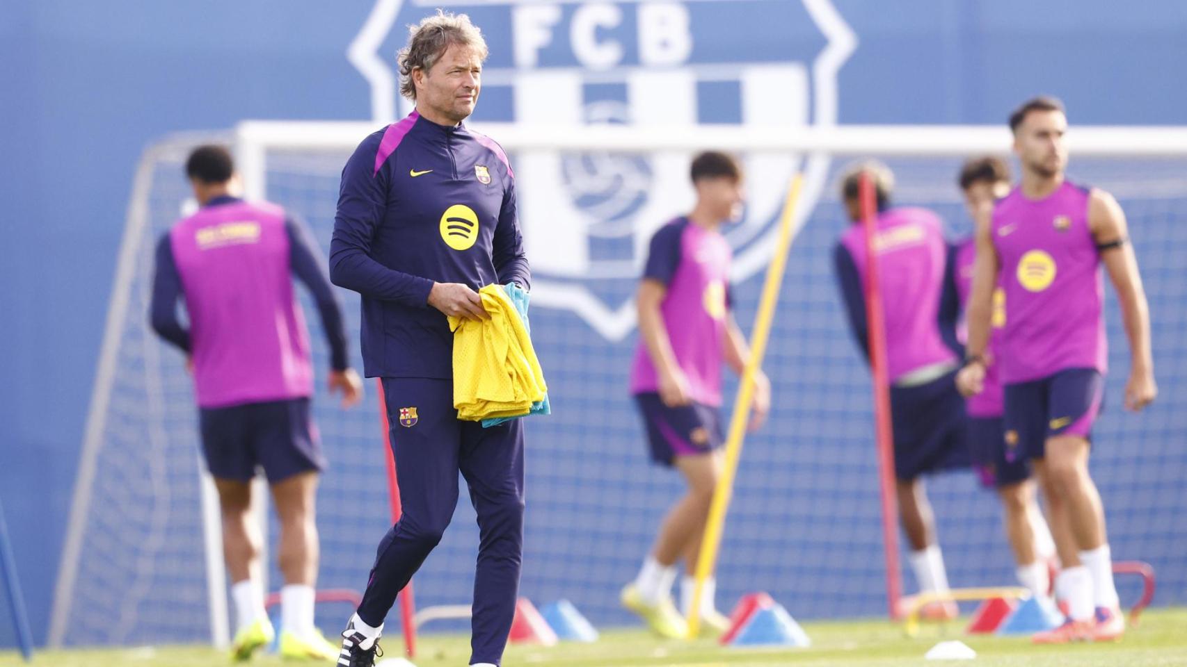 Marcus Sorg, en el entrenamiento previo al Real Madrid-Barça
