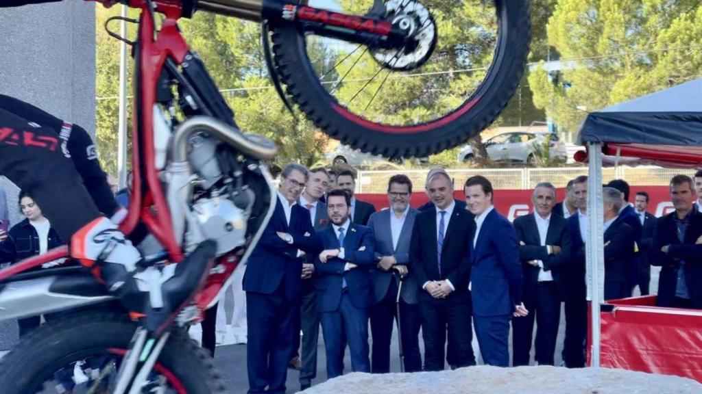 Inauguració de la planta de GasGas a Terrassa el 2021