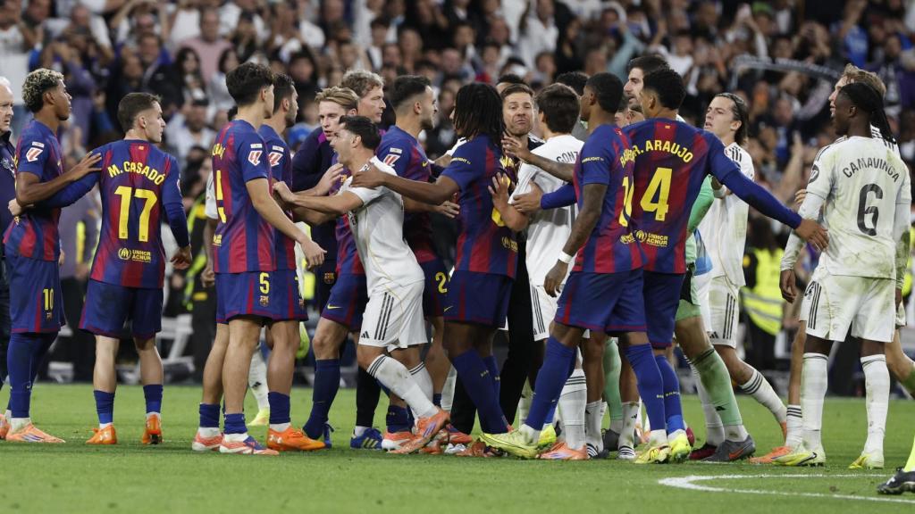 Tangana en el clásico Real Madrid-Barça