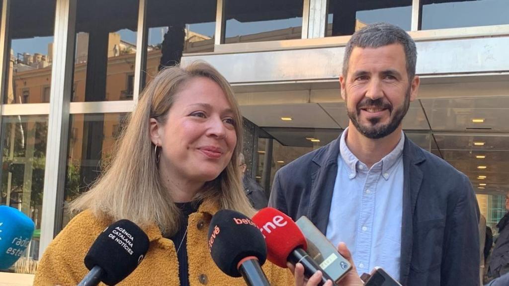 Guille López, junto a Janet Sanz