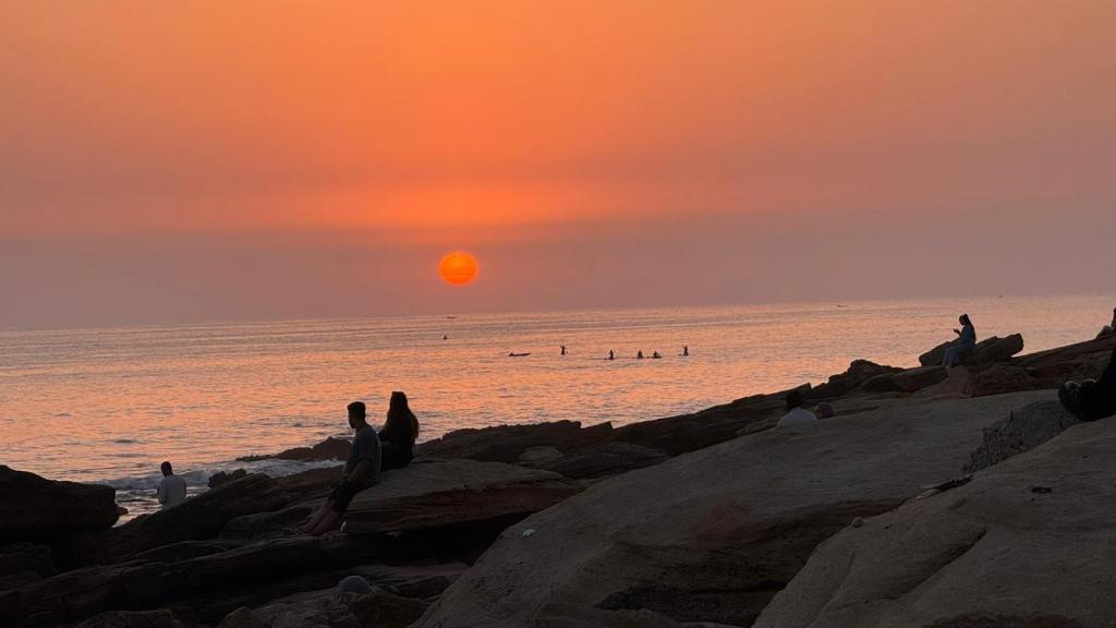 Un atardecer en la costa atlántica de Marruecos