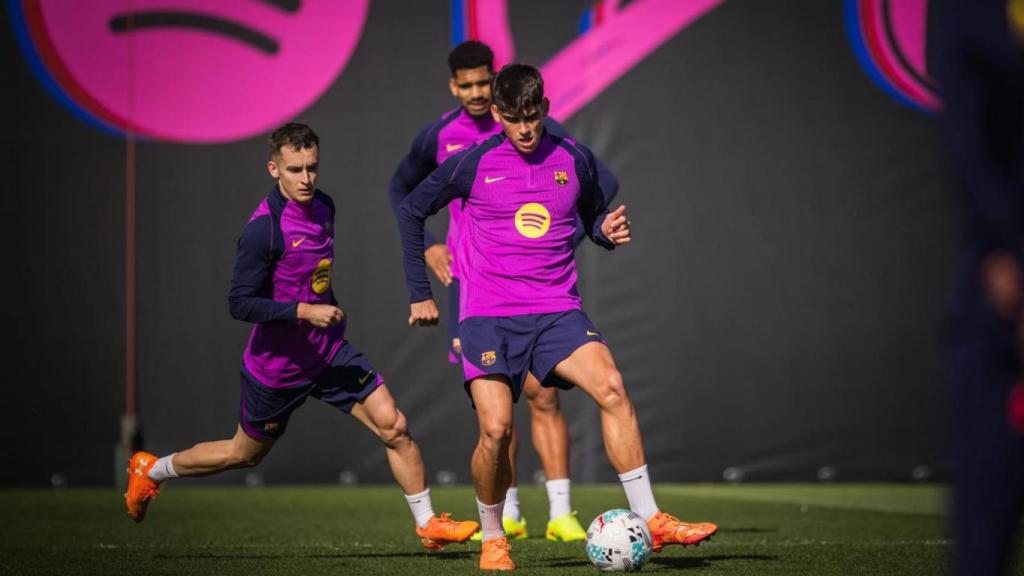 Caras largas en el entrenamiento del Barça tras perder el clásico